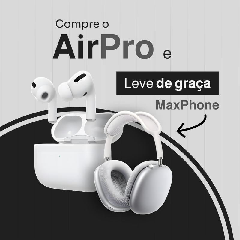 Fone Bluetooth Airpro Tech ® - COMPRE E GANHE O MAXPHONE + FRETE GRÁTIS PARA TODO O BRASIL