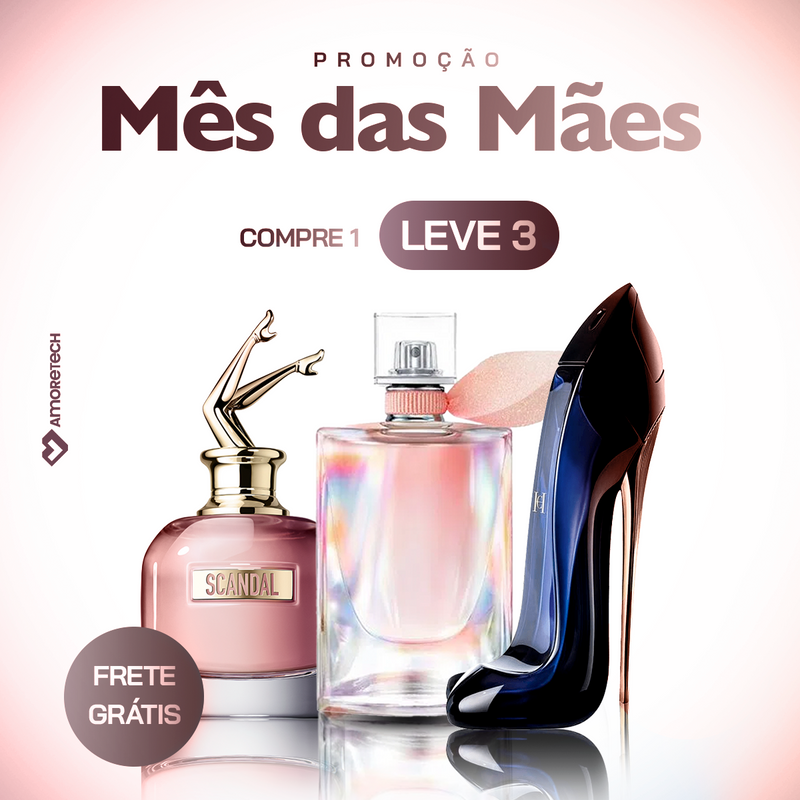 Combo LEGÍTIMO [PAGUE 1 LEVE 3] La Vie Est Belle + Scandal + Good Girl (100ml cada) - Frete Grátis - Envio Imediato + Brinde