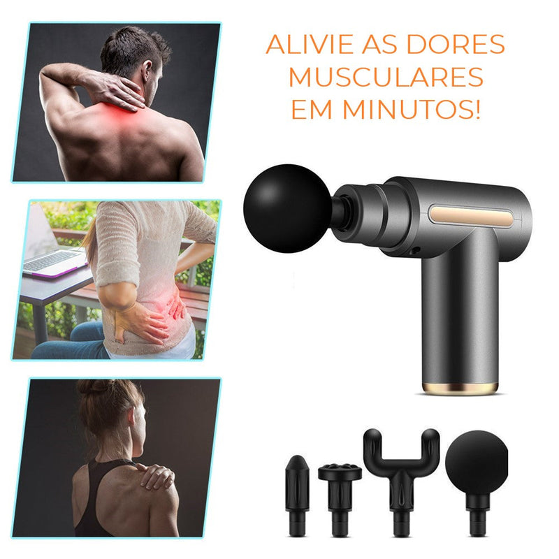 Massageador Elétrico pistola - Acabe com suas dores