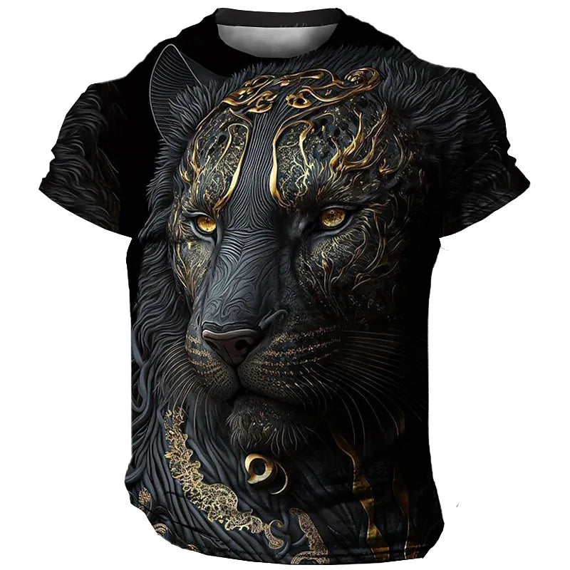 Camisa Lion 3D