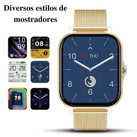 SmartWatch Multifuncional Premium +  4 Pulseiras Extra de Brinde / Oferta Válida só Hoje